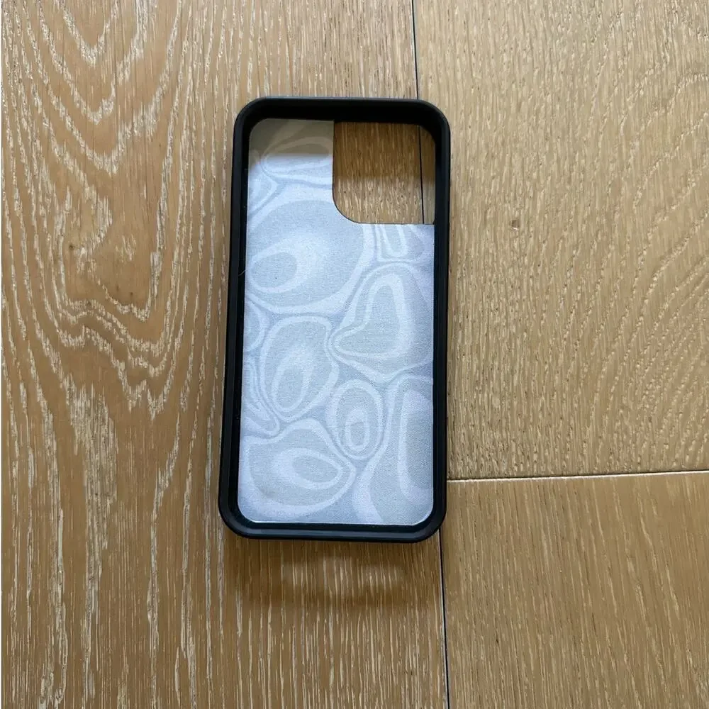 Wildflower - About Face iPhone Case in Black & Pink